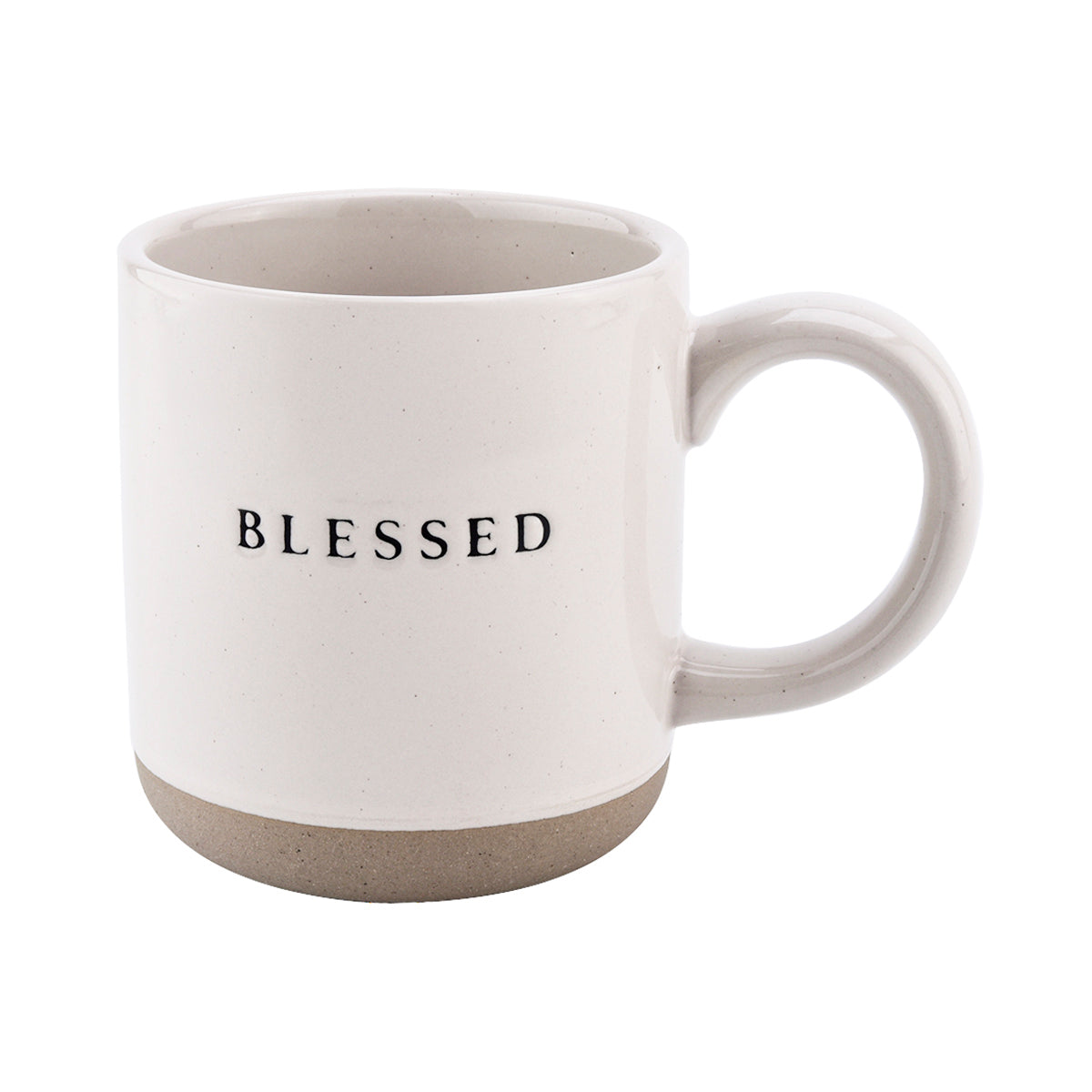 Blessed Stoneware Coffee Mug