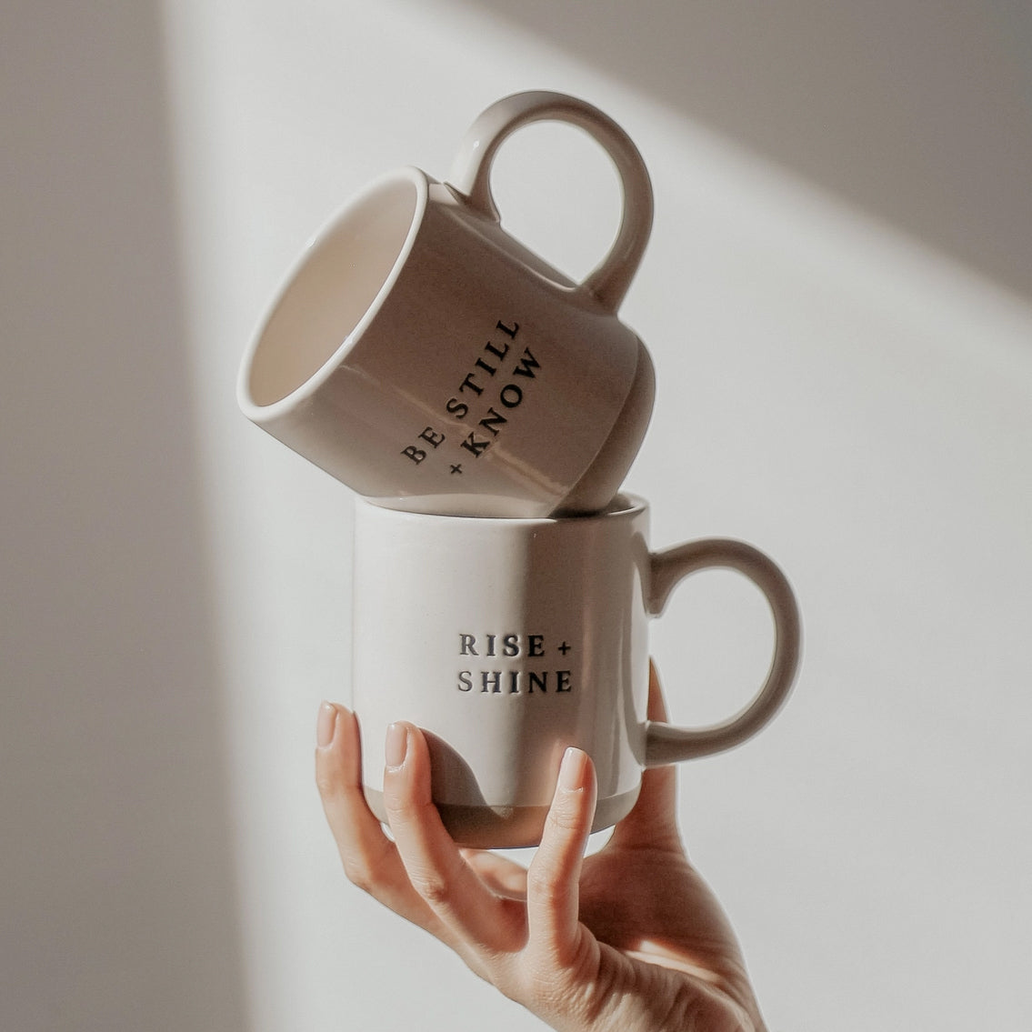 Be Still + Know Stoneware Coffee Mug