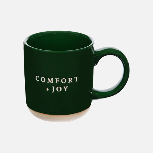 Comfort and Joy Stoneware Coffee Mug