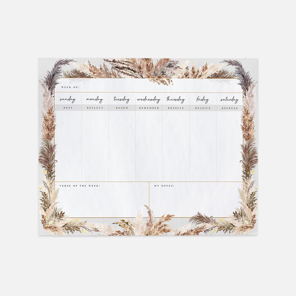 Fully Known Fully Loved Weekly Desk Planner