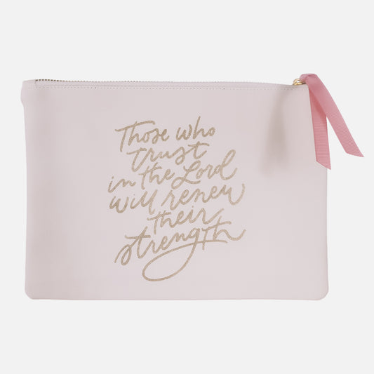 Isaiah 40:31 Accessory Pouch